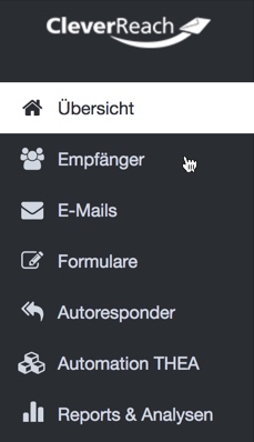 Kontakte exportieren CleverReach: Subscriberlist
