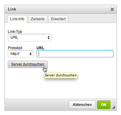 E-Mails mit Bildern versenden: Server durchsuchen