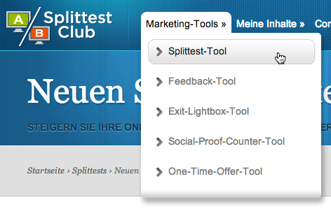 Facebook Fanpage Splittest: Splittest-Tools