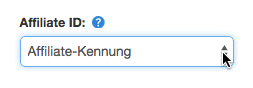 Affiliate-Kennung speichern