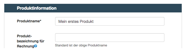 digistore24: Produktinformationen