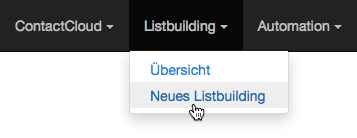 Anmeldeformular: neues Anmeldeformular