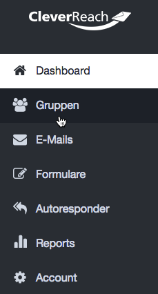 Kontakte exportieren CleverReach: Subscriberlist