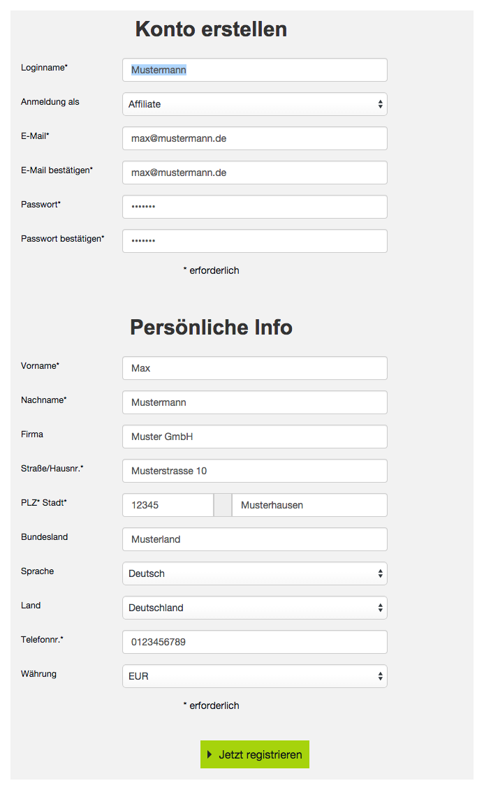 Partnerprogramm Anmeldung - Online Geld verdienen: Digistore24 Anmeldung