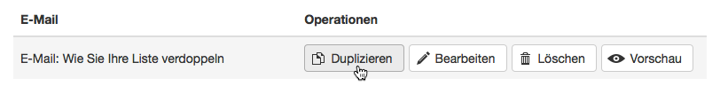 Splittest-E-Mail duplizieren