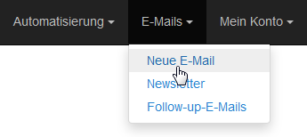 Menüauswahl