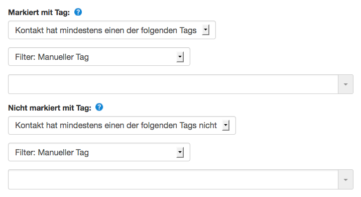 Empfängerkreis auswählen