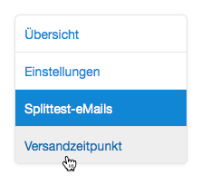 Versandzeitpunkt festlegen