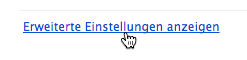 Button_ Erweiterte eistellungen anzeigen