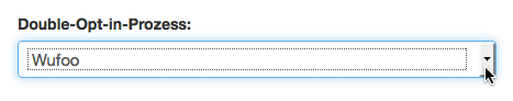 Wufoo: Double-Opt-in-Prozess festlegen